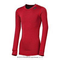 MS NDRD kids baselayer long sleeve T-shirt red