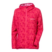 VALEDA full-zip hooded jacket raspberry