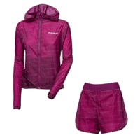 Set OXI JKT dámská větrovka + OXI SHORTS dámské šortky fialová