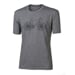 CLASSIC "FAVORIT" men's t-shirt with bamboo black melange