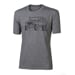 CLASSIC "DEFENDER" Herren-T-Shirt mit Bambus schwarz melange