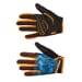 RIPPER GLOVES full finger cycling gloves black/turq./orange