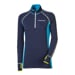 TISPA ladies short zip jacket Dk.blue/turquoise