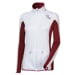 ODDA ladies full zip jacket white/wine red